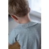 Moniel Dětský slintáček nastavitelná velikost Dots šedá 0 24 měsíců
