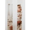 Celoroční spací pytel s nohavicemi Sleepee Vintage Animals Almond/Cream XS