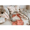 Celoroční spací pytel s nohavicemi Sleepee Vintage Animals Amaranth/Cream S