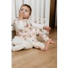 Celoroční spací pytel s nohavicemi Sleepee Vintage Animals Amaranth/Cream XS