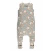 Celoroční spací pytel s nohavicemi Sleepee Vintage Animals Sky Blue/Cream M