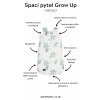 Spací pytel Sleepee Grow Up Vintage Animals Almond
