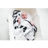 Ahojbaby Mojžíšův koš pro miminko Paper Dream white + matrace