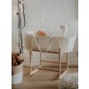 Ahojbaby Mojžíšův košík pro miminko Paper Dream white + matrace