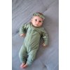 Moniel rostoucí overal s dlouhým rukávem s olivou Olive zelený
