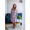 Moniel těhotenský a kojící kimono:župan Pastel růžový jednovelikostní
