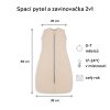 Spací pytel a zavinovačka 2v1 (2)