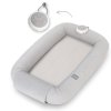 Multifunkční hnízdečko pro miminko s bílým šumem 3v1 Sleepee Grey (2)
