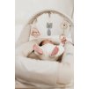 13592 6 multifunkcni hnizdecko pro miminko s hrazdickou a bilym sumem 4v1 sleepee grey