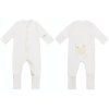 Moniel Dětský rostoucí overal Holoubek White bílá