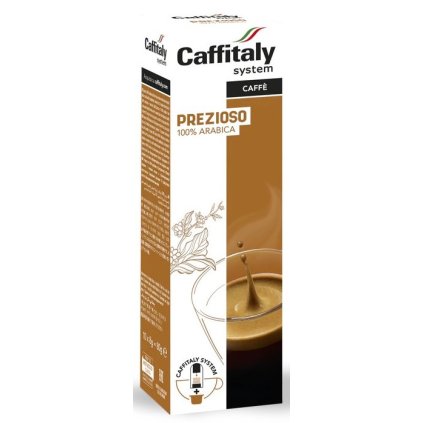 Kapsle Caffitaly 100% arabica Prezioso 10kusů do Tchibo Cafissimo