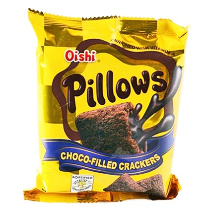 Oishi Pillows Chocolate nejkafe 38g