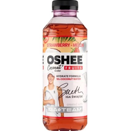 oshee coconut water fruits jahoda melon 555 ml nejkafe cz