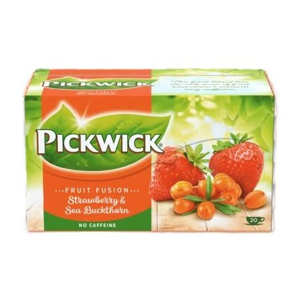 Pickwick Fruit Fusion Čaj jahoda s rakytníkem 20x 1,75g
