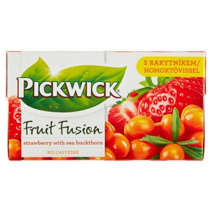 Pickwick Fruit Fusion caj jahoda s rakytnikem nejkafe cz