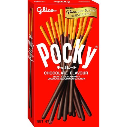 Pšeničné Pocky s krémovou čokoládou GLICO 47g