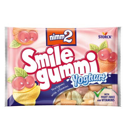 Storck Nimm2 Smile gummi ovocné s jogurtem 100 g
