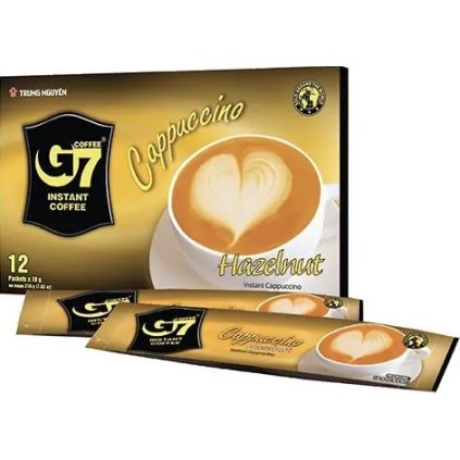 g7 cappuccino hazelnut 216g nejkafe cz