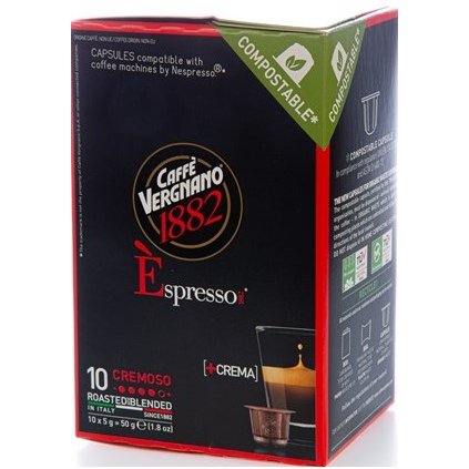 vergnano cremoso nespresso 10ks nejkafe cz