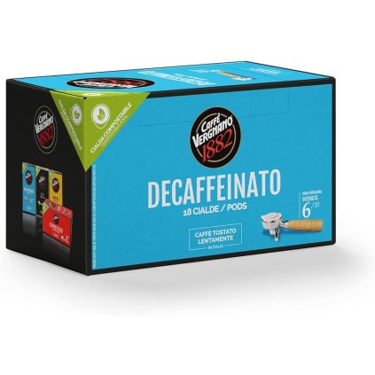 vergnano espresso decaffeinato bezkofeinove e s e pody 18 ks
