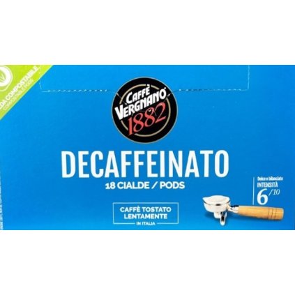 vergnano pody decaffeinato 18ks nejkafe cz