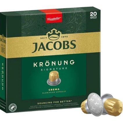 jacobs kronung crema nespresso 20ks nejkafe cz