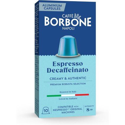 caffe borbone decaffeinato kapsle do nespresso 10ks