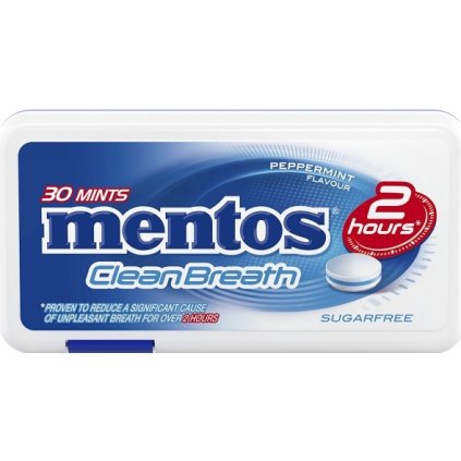 mentos clean breath peppermint 21g nejkafe cz