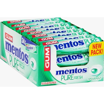 mentos pure fresh karton 24ks nejkafe cz