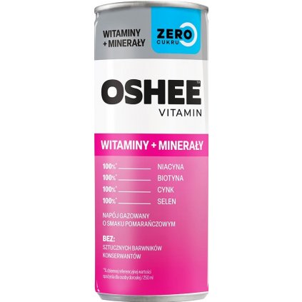oshee vitamins minerals zero 250ml nejkafe cz