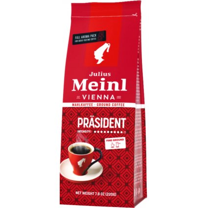 julius meinl prasident mleta 220g nejkafe cz