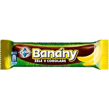 orion banany v cokolade 45g nejkafe cz
