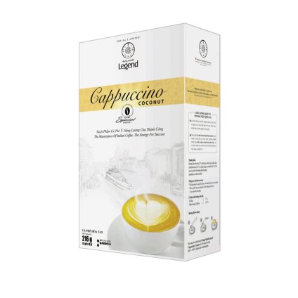 Instantní vietnamská káva Trung Nguyen Legend Capuccino Coconut 216g Nejkafe.cz