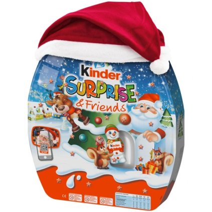 ferrero kinder adventni kalendar s cepici 370g nejkafe cz