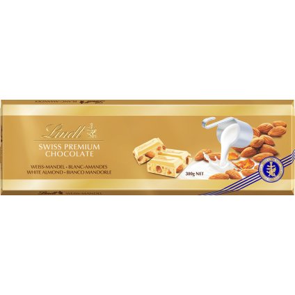 Nejkafe Mocafino Lindt Swiss Premium white almond bila s mandlemi 300g