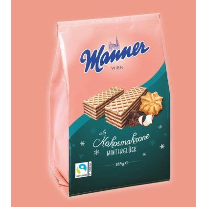 Nejkafe Manner Wintergluck kokosmakrone 185g