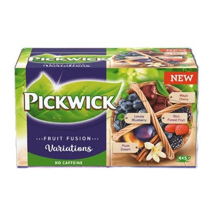 Pickwick - Čaj Ovocný Variace Jahoda 20 x 38,75g