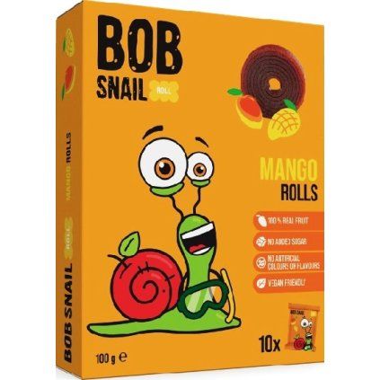 snek bob mango rolls 100g nejkafe cz