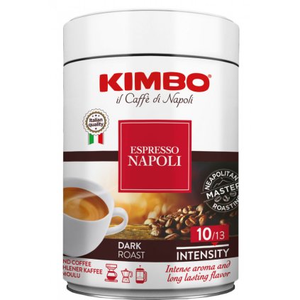 kimbo espresso napoli mletá káva zrno