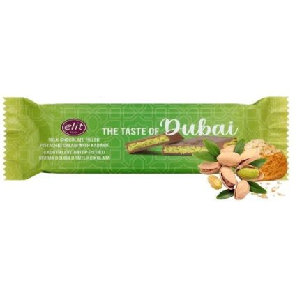 Elit Dubai Pistachio Milk Chocolate 30g