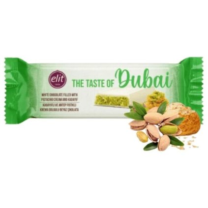 Elit Dubai Pistachio White Chocolate 30g