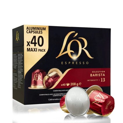 L´OR Barista Nespresso hliníkové kávové kapsle 40 ks