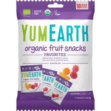 Nejkafe Mocafino YumEarth gelatin zele bonbonky candy organic bio 198g