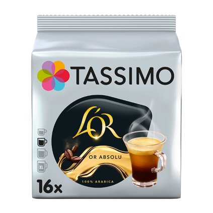 Tassimo L'OR Café Lungo Absolu kapsle 16 ks