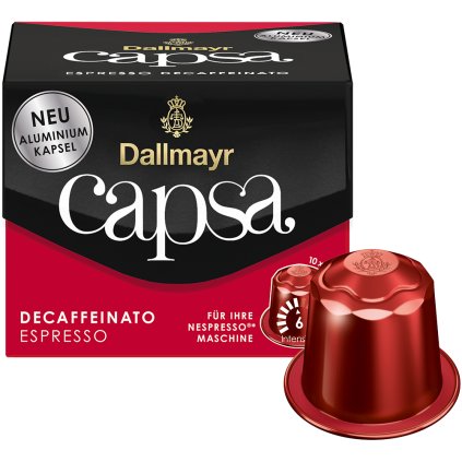 Dallmayr Capsa Espresso Decaf hliníkové kapsle 10 ks