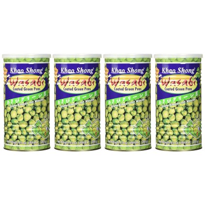 Khao Shong zelený hrášek ve wasabi 280g 4ks