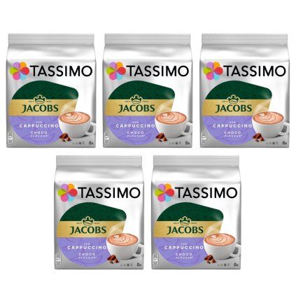 tassimo cappuccino choco kapsle 8ks karton 5 baleni