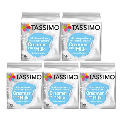 Tassimo Creamer From Milk mléčný koncentrát kapsle 16ks karton 5 balení