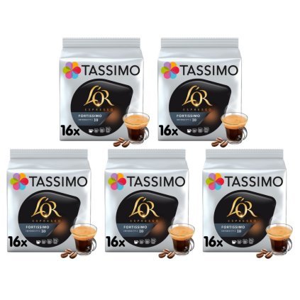 Tassimo L'OR Espresso Fortissimo 16 ks karton 5 balení