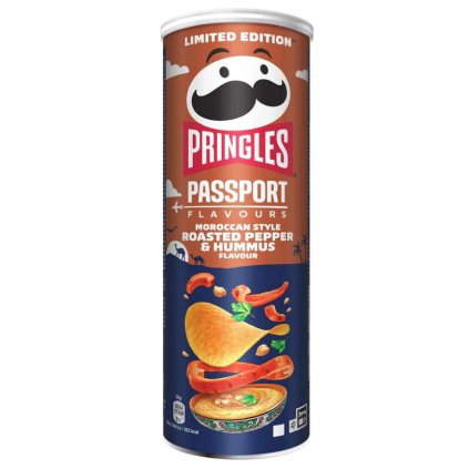 Pringles Passport Moroccan Style Roasted pepper & Hummus 165g